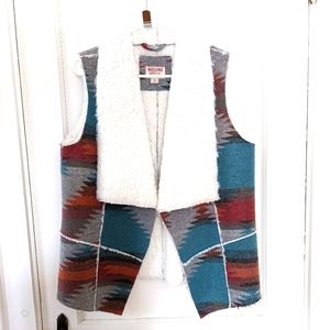 Mossimo Supply co Southwestern Sherpa vest XXL
